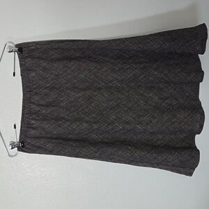 Eileen Fisher | Black Linen Slip Skirt Size Small